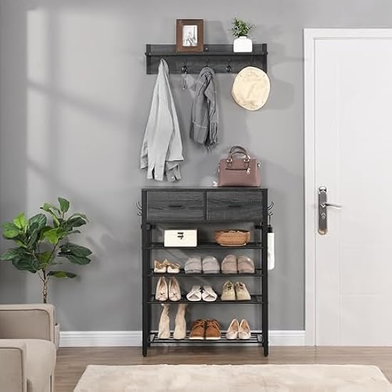 Over-the-door shoe rack cabinet