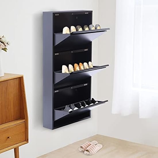 Wall-mounted Shoe Rack Cabinet