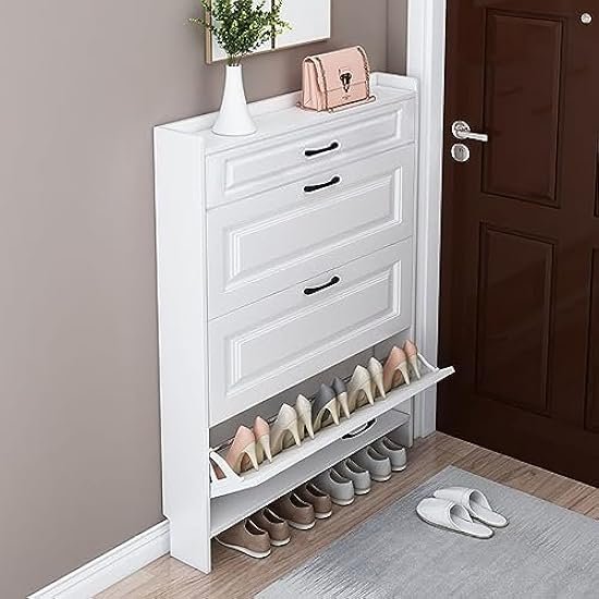 Over-the-door shoe rack cabinet