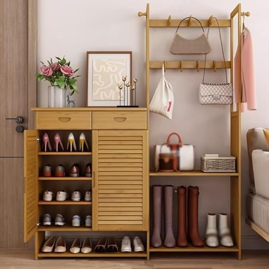 Over-the-door shoe rack cabinet