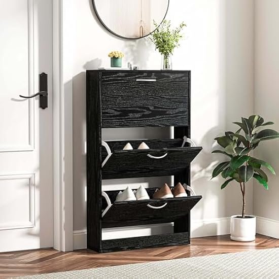 Over-the-door shoe rack cabinet