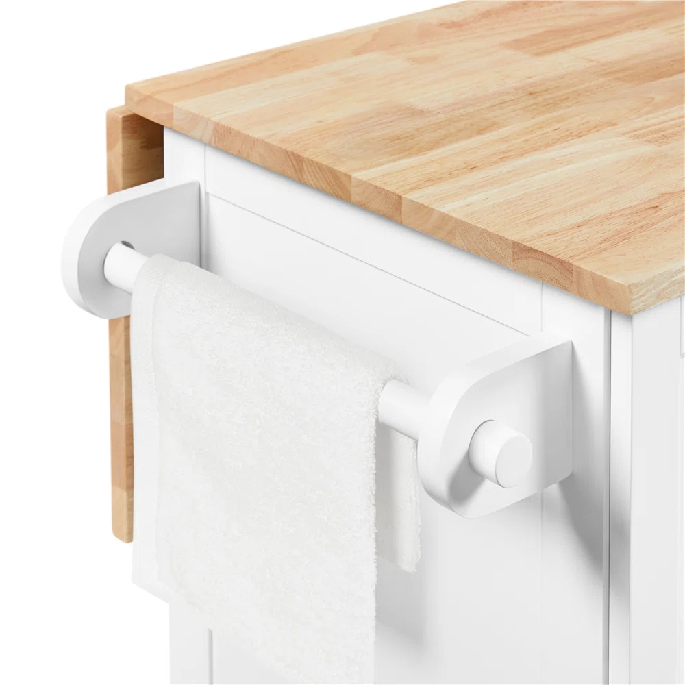 Solid Wood Top Kitchen Cart 2 Solid Wood Top Kitchen Cart