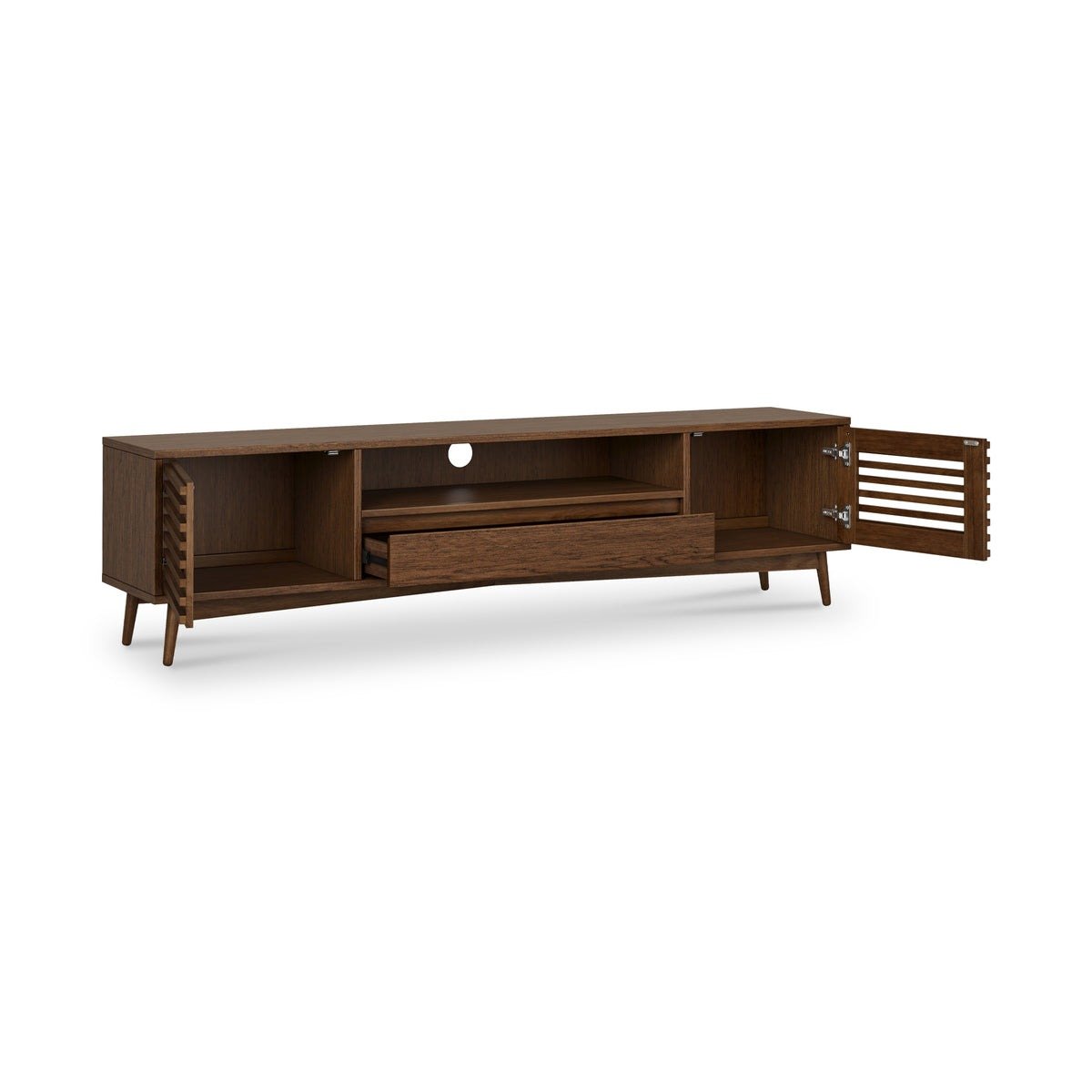 Kari Dark Oak Extra Wide 190cm TV Unit 4 Kari Dark Oak Extra Wide 190cm TV Unit