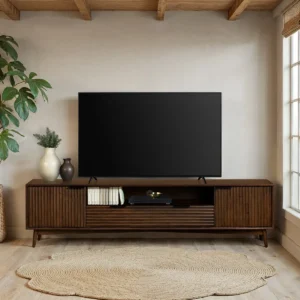 Oskar Wide 190cm Grooved TV Units