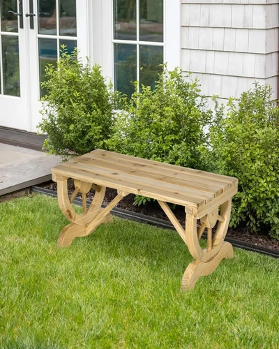 Outdoor Furniture 44 2-Person Wooden Garden Bench