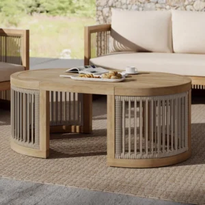 Acacia Wood Outdoor Furniture Coffee Table