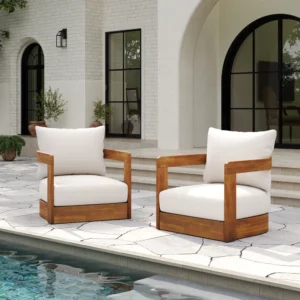 Acacia Wood Outdoor Furniture Patio Set