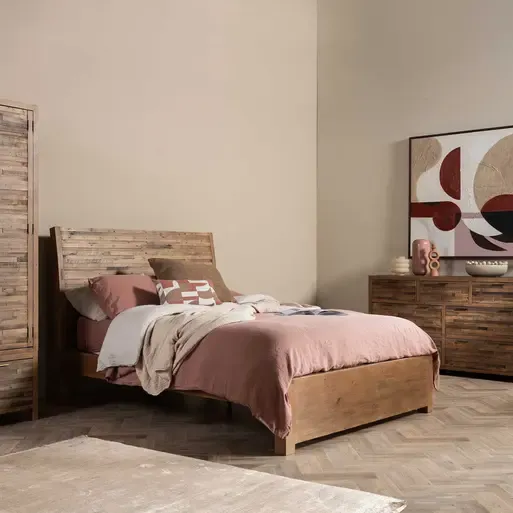 Charlie Low End Reclaimed King Bed 2 Charlie Reclaimed Wood King Low End