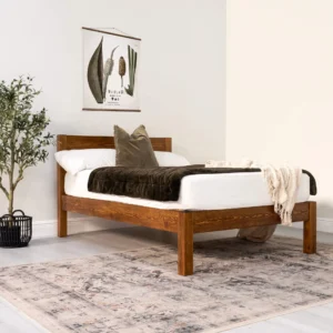 Handmade Oak Wooden Bed
