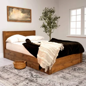 Model 05 Oak Ottoman Bed