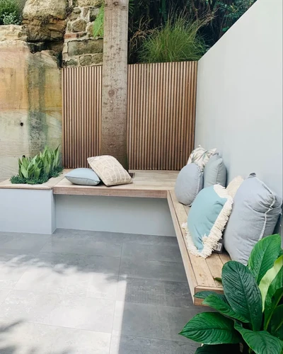 Outdoor Furniture 47 Outdoor Floating Bench Seat