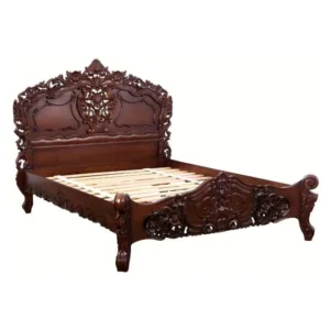 Rococo Mahogany Bed