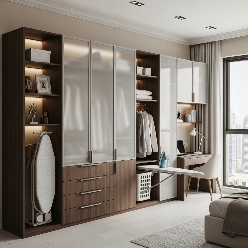 Wardrobe Cabinets 46 Sleek Mirrored Wardrobe