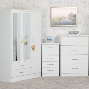 Nevada Triple 2 Drawer Wardrobe