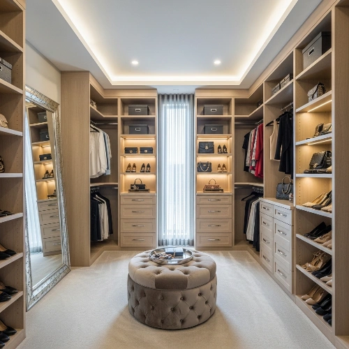 Wardrobe Cabinets 55 Glass Display Walk-In